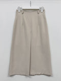 [Belt set] Bella pleated A-line long skirt