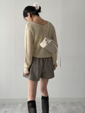 Tail Sheep V-Neck Loose Fit Knit