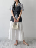 Attention Pleated Layered Bustier