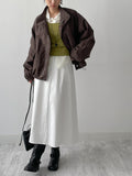 Johnny Cotton Flare Long Skirt