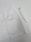 [Belt SET] Stitched Nylon Midi Skirt