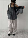 Nami Tencel See-through Loose Fit Shirt