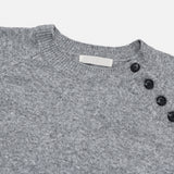 Round button knit