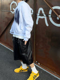 Glossy Nylon Bermuda Pants