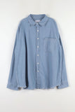 Lil over denim shirt