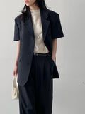 Pleated Mock Neck Cap Sleeve Blouse