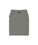 Button Slit Track Skirt