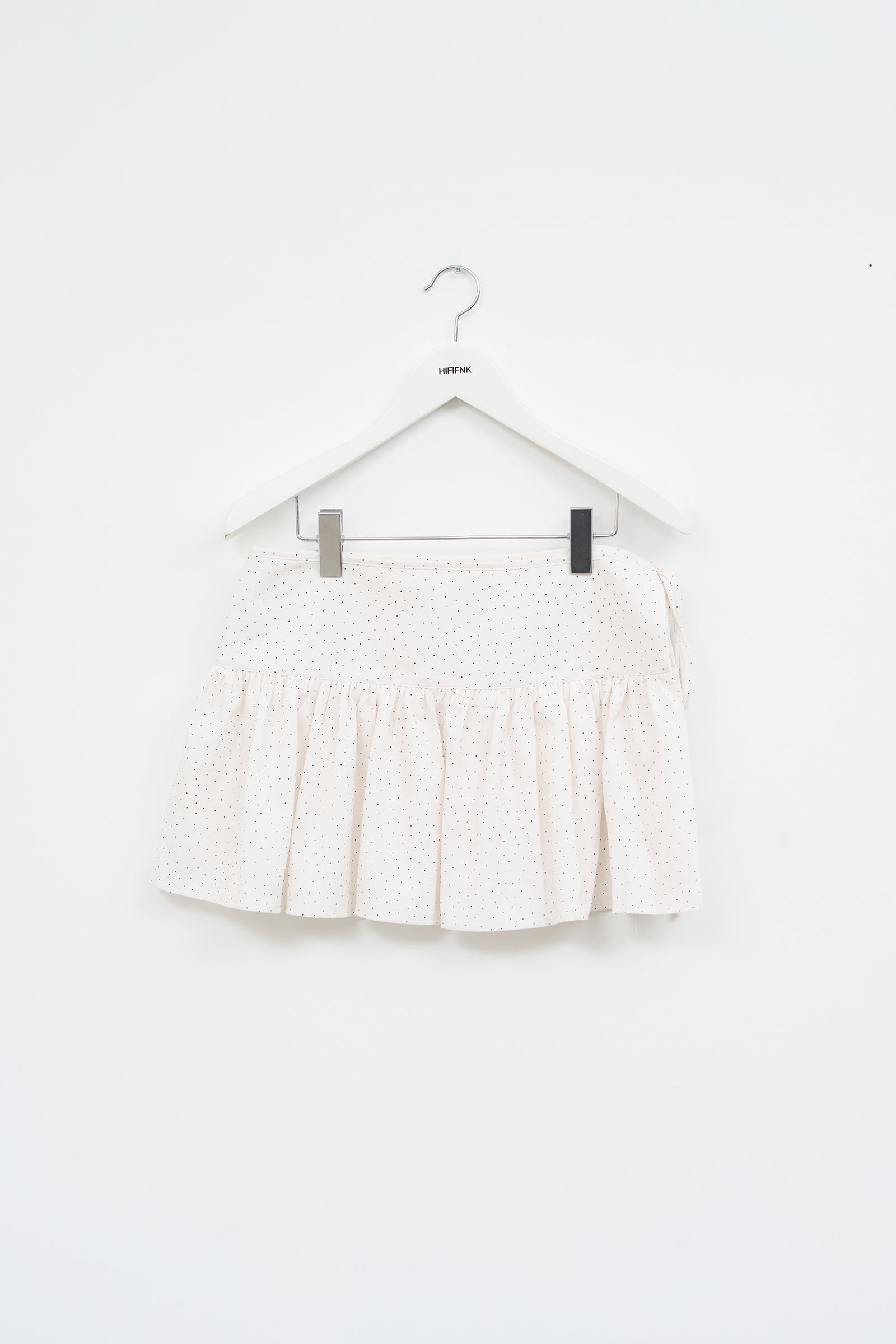 【HI FI FNK】(W) Dot Frill Wrap Skirt HI FI FNK(ハイファイファンク) - (W)ドットフリルラップ