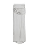 Layering Draped Maxi Skirt