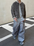 Suede Piping Line Varsity Padding