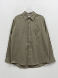 [Unisex] Solid Cotton Overfit Shirt