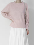 Lainey Cashmere Puff Knit