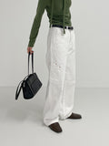 [unisex] Rivet Cargo Cotton Wide Pants