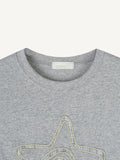 Check Star Applique T-shirt