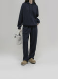 Uni Ribbed Knit Setup Pants