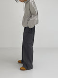 Glossy Two-Way Oversized Fit Jumper