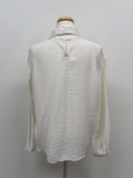 Saphir High Neck Tie Blouse