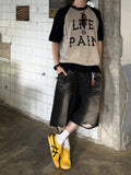 Vintage Washing Bermuda Denim