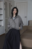 Denny Pleated Long Skirt