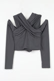 X Hood Bra Top Set