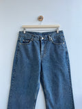 Dark Blue Wide Denim