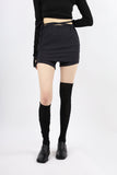 Finger slim hooded top
