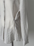 Actor Linen Two-Way Loose Fit Shirt
