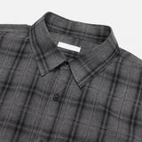 Lucent pigment over check shirt