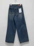 606 Balloon Wrinkle Wide Denim Pants