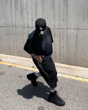 Nylon Track Stitch Bermuda Pants