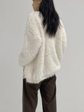 [set] Moran brush knit cardigan