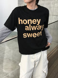 Sweet Semi-Crop Short Sleeve T-Shirt