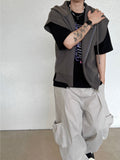 Middle Cargo Cotton String Pants