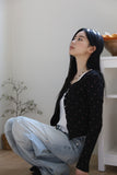 Poe flower snap cardigan