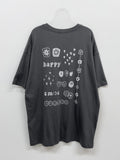 Happiness Printing Overfit Short Sleeve T-Shirt