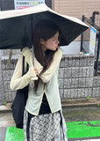 RAW CHECK SKIRT