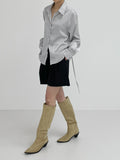 Satin Strap Loose Fit Blouse