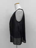 Mocha Strap Sleeveless Blouse