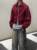 Force Stitch Leather Jacket