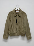 [unisex] Cut suede overfit blouson