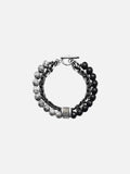 Twail layered chain bracelet