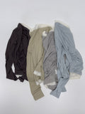 Layered Shirring Boat Neck T-Shirt