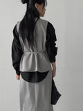 [Setup Available] Stitch Strap Slit Vest