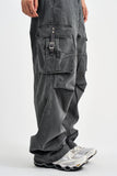 Den Belted Strap Cargo Pants