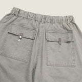 E Dyeing Washed Snap Pants
