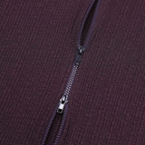 Kanz Side Muscle Fit Ribbed Zip-Up