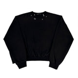 Granite Balloon Crop Sweatshirt