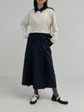 Pie Bustier Wrap Loose Fit Shirt