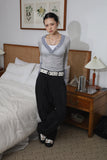 Cycle eyelet long belt