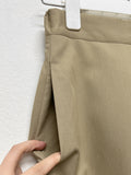 Anne pleated long skirt